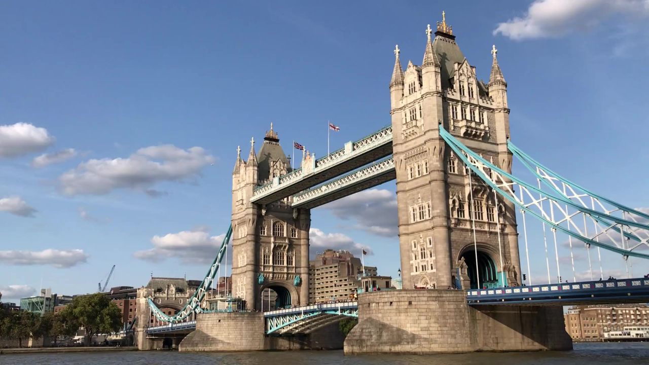 伦敦桥塔结构泰晤士河