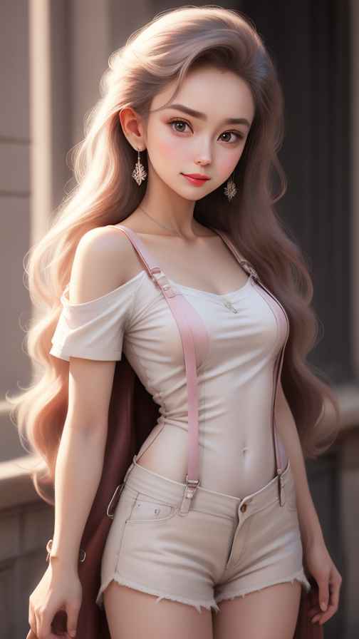 吊带高级美女