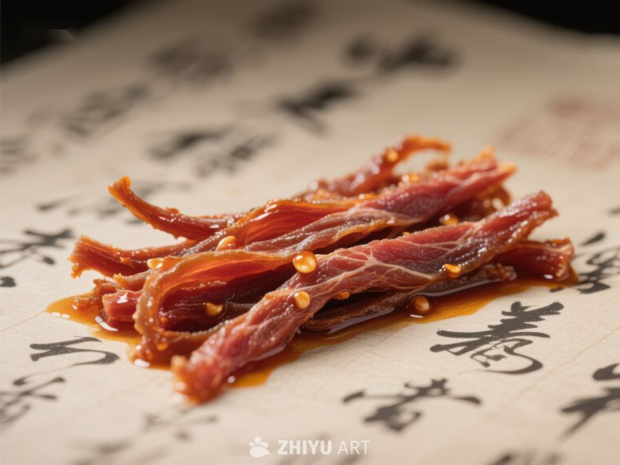酱香牛肉条，传统美食的精致呈现 334