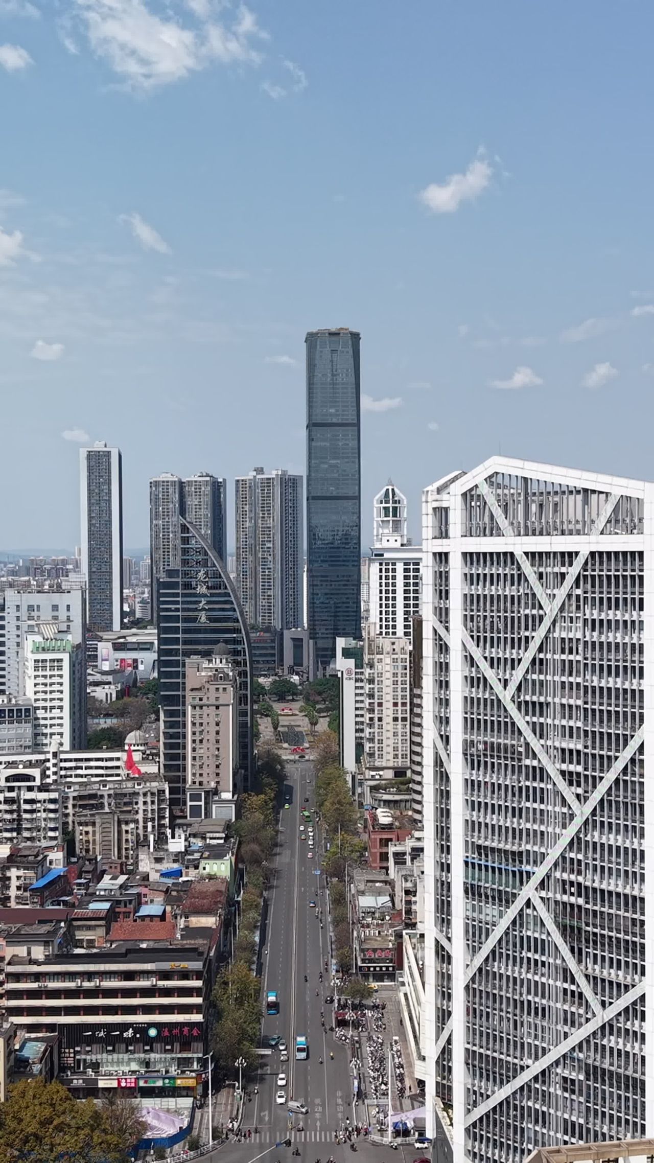 现代都市繁华景象