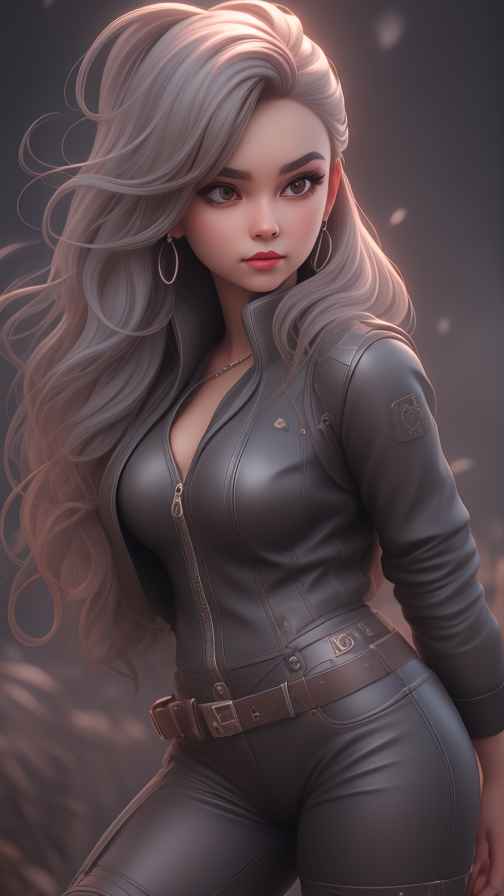 美少女皮衣系列