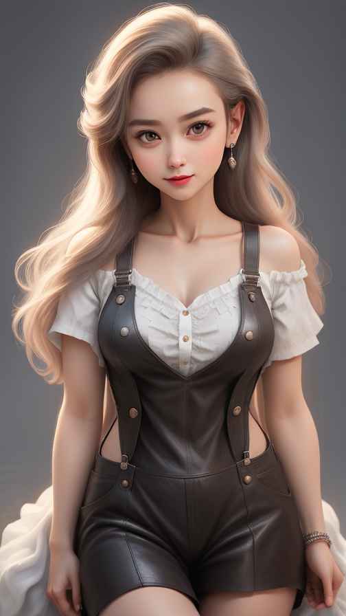 吊带高级美女