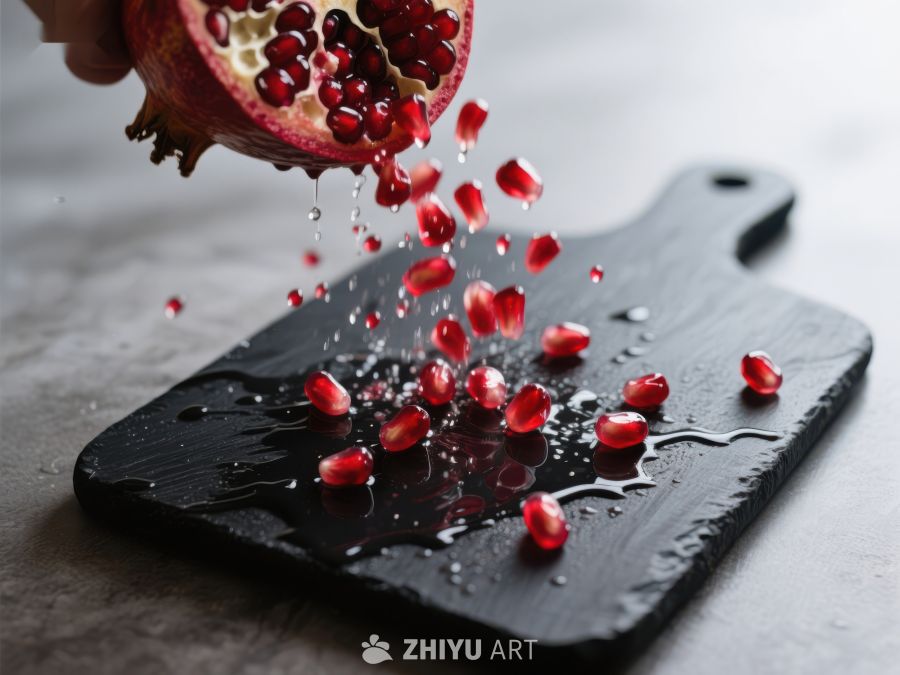 石榴籽粒倾泻而下 470
