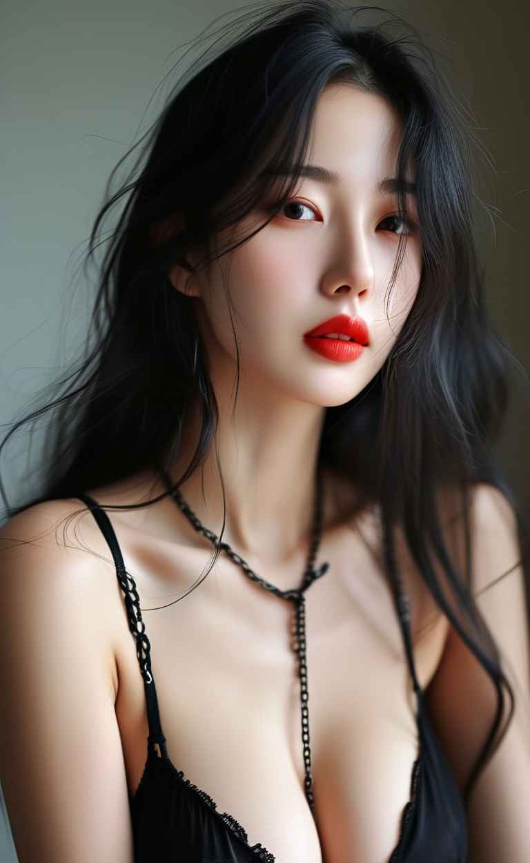 黑色美女性感特写 15