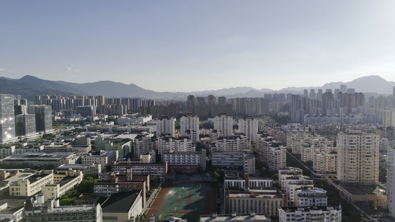温州晴天城市航拍 44