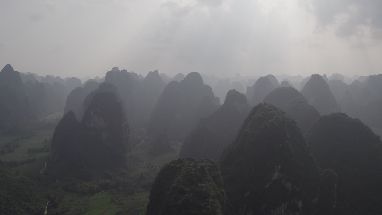 航拍明仕田园，山水航拍 10