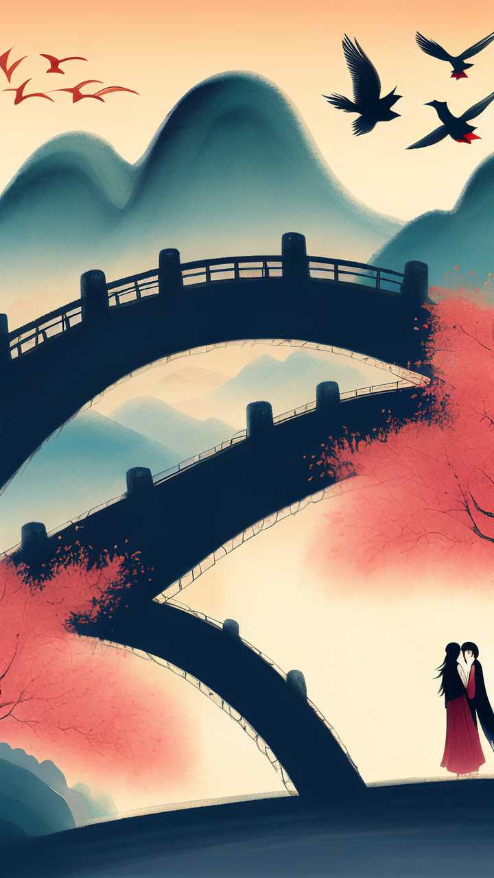 国潮七夕情侣