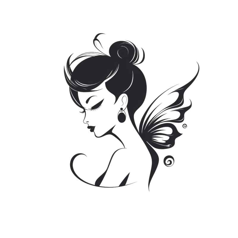女性头像艺术png