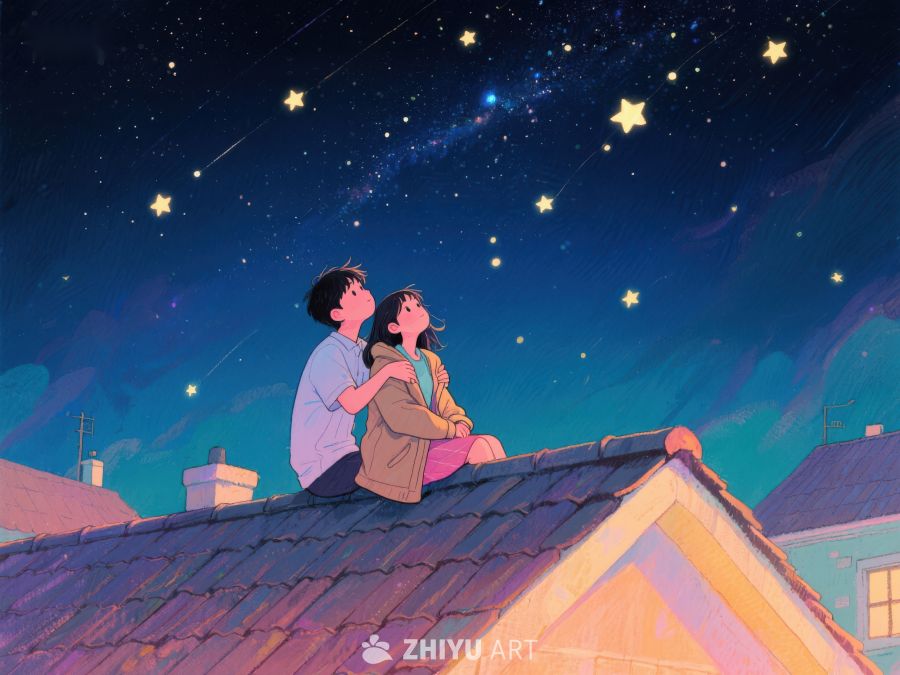 屋顶上的星空夜话 916