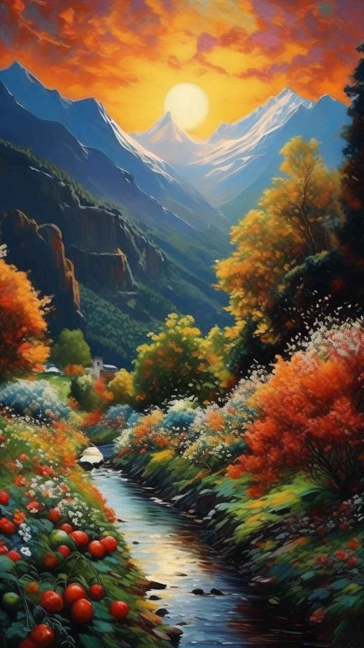 人惊叹的山水画插画 6