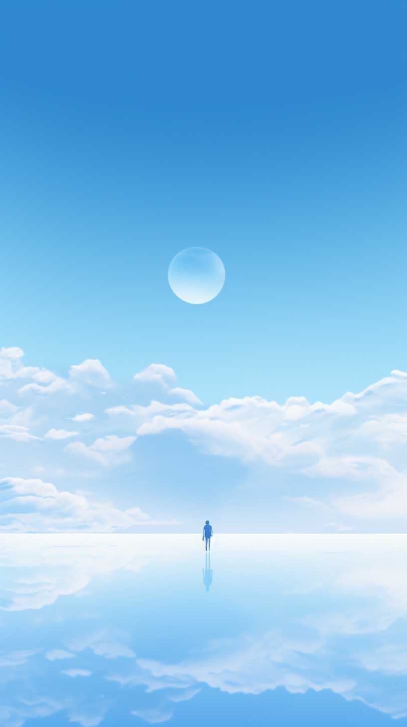 浅蓝色唯美背景