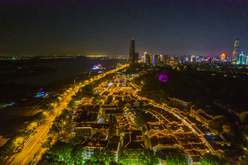 江苏镇江西津渡古街夜景