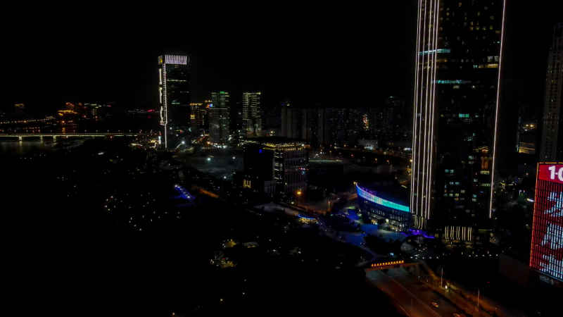 福建福州城市风光航拍摄影图