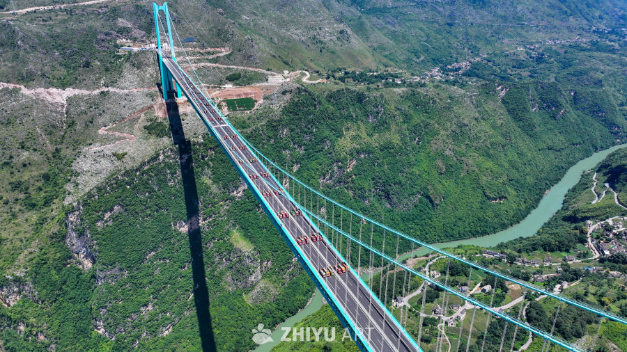 贵州花江峡谷大桥静力荷载试验 4
