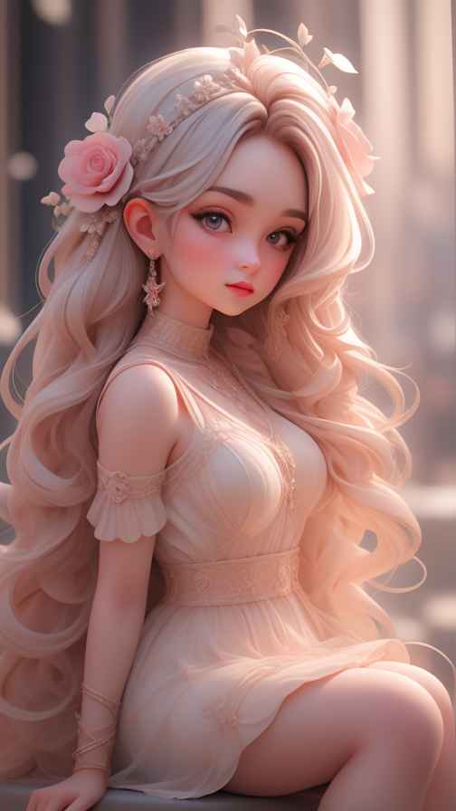 可爱治愈女孩
