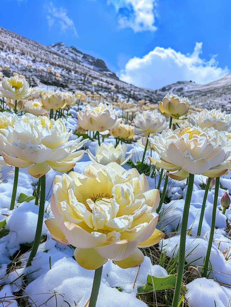 雪山金莲开 1
