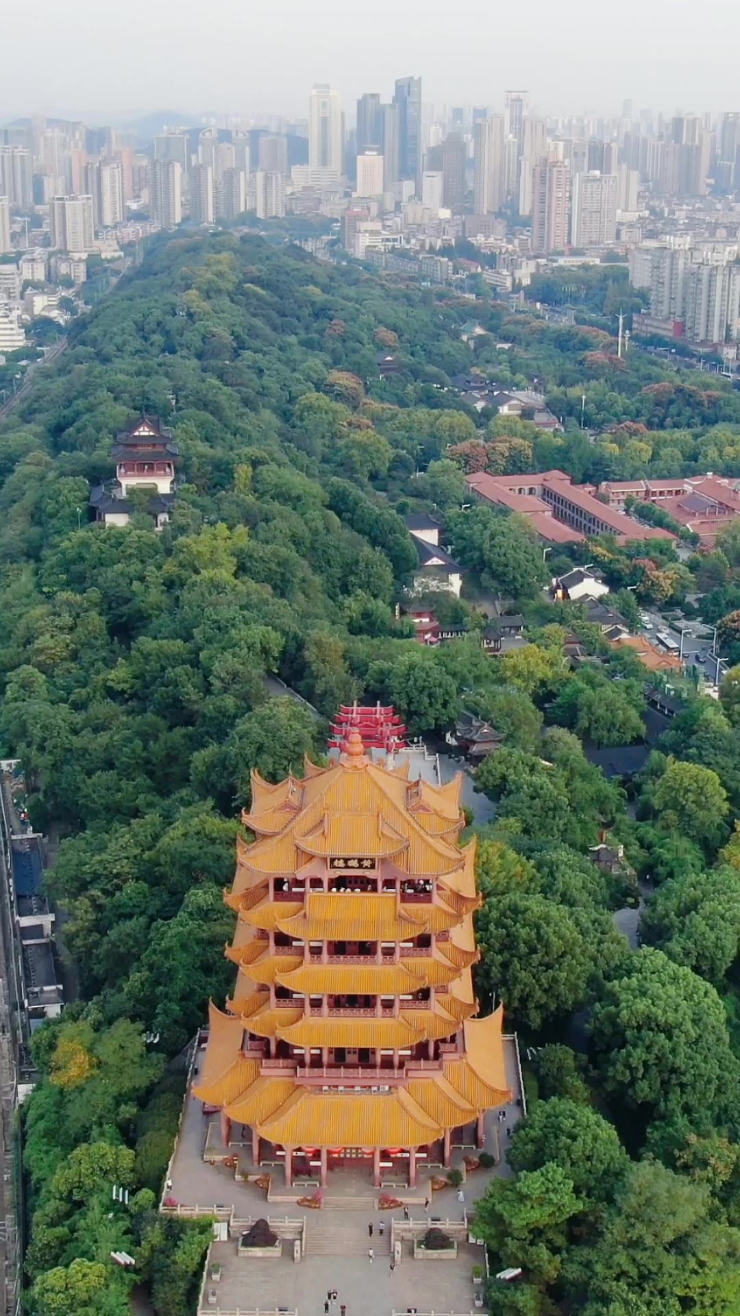  旅游景区武汉黄鹤楼5A景区竖屏