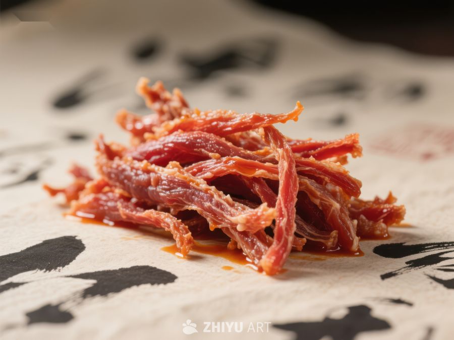 干制肉丝特写 158