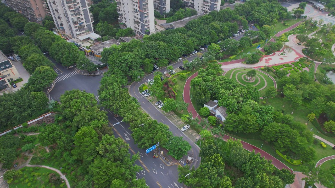 航拍厦门雪樵公园 3