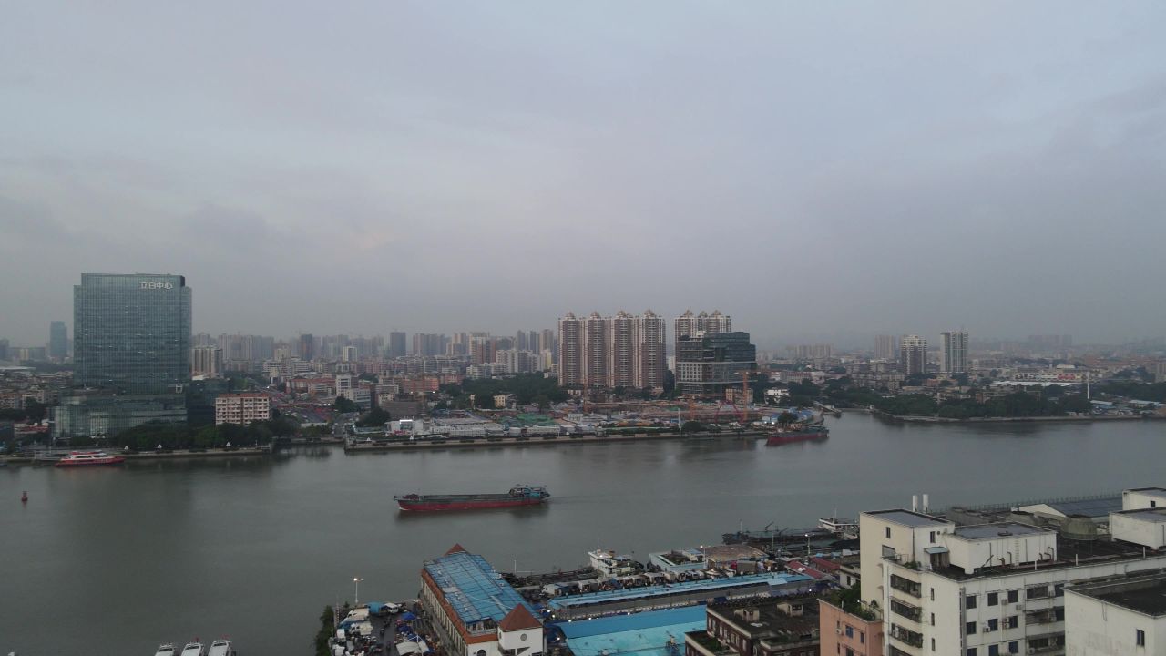 广州荔湾区航拍