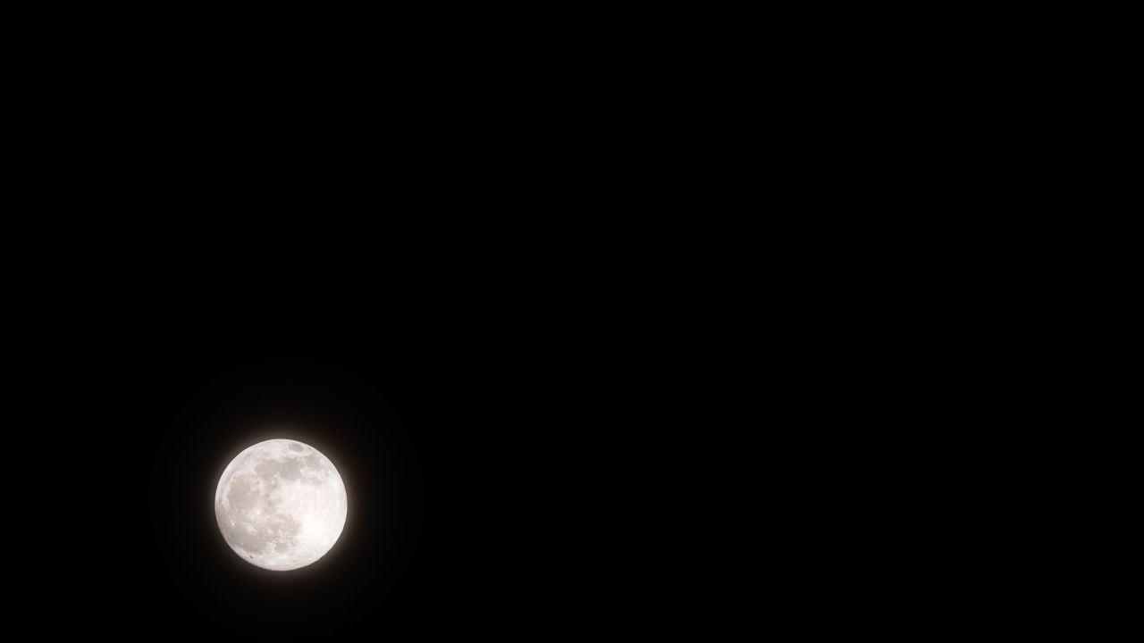 深夜玩天空月亮月球皎洁明月中秋满月 1