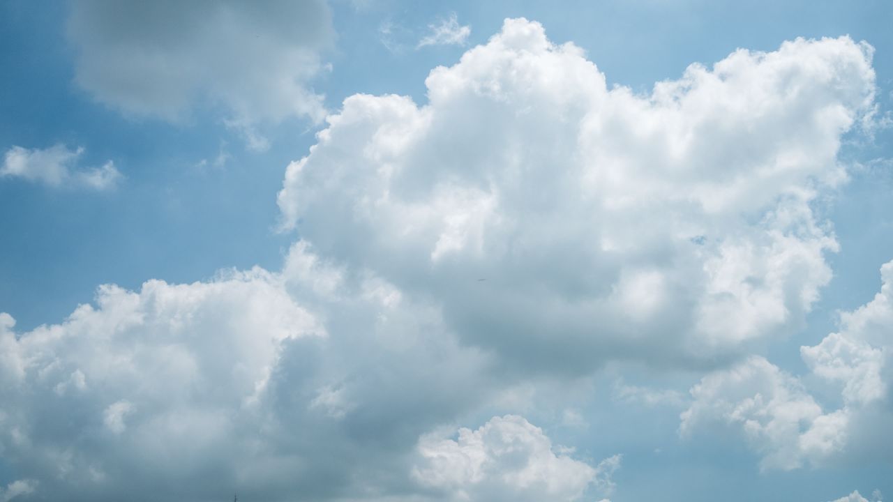 蓝天白云天空天气晴朗延时摄影 29