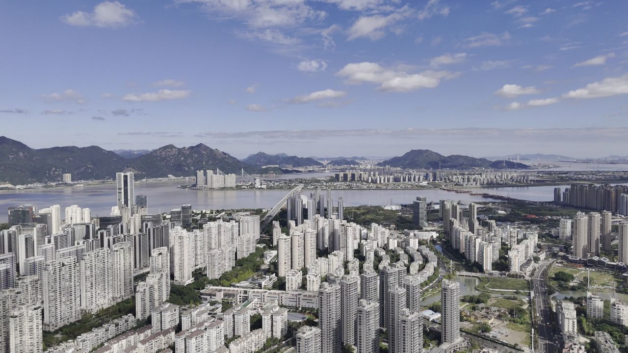 温州晴天城市航拍 9