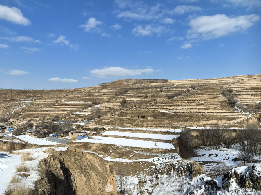 大西北农村雪景， 9