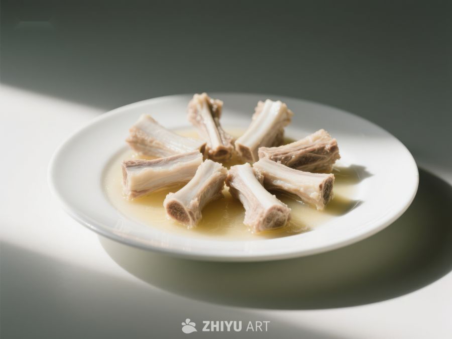 盘中骨汤，简约美食 656