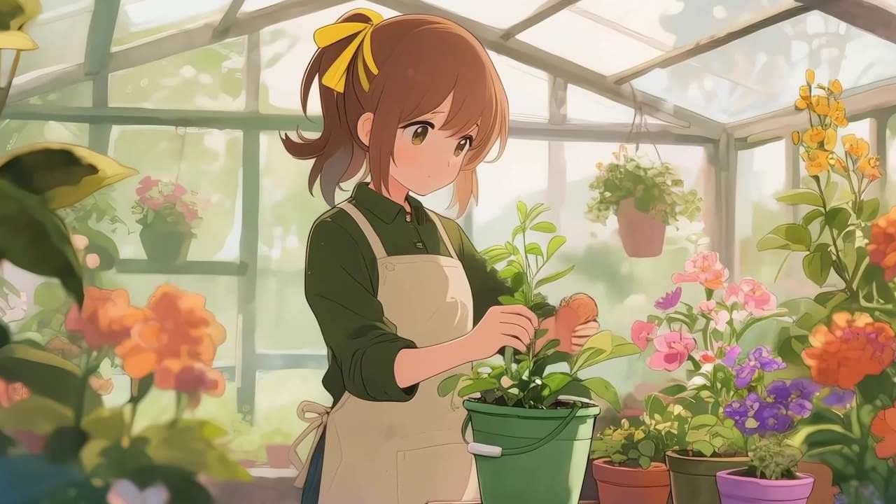 插画少女