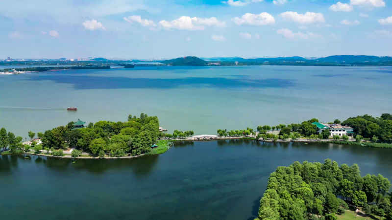 湖北武汉城市建设航拍摄影图 