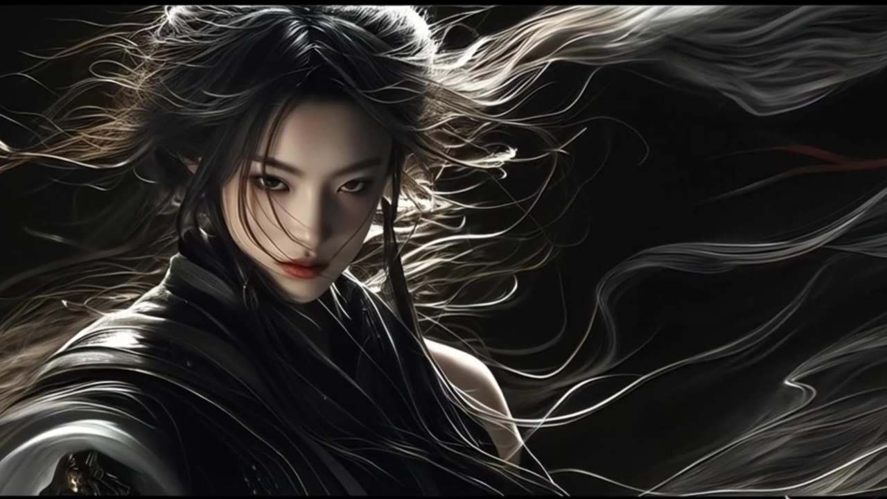 黑衣美女
