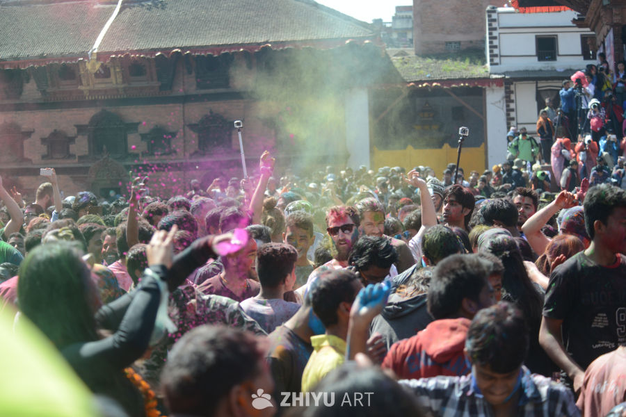 色彩斑斓的狂欢节盛景
