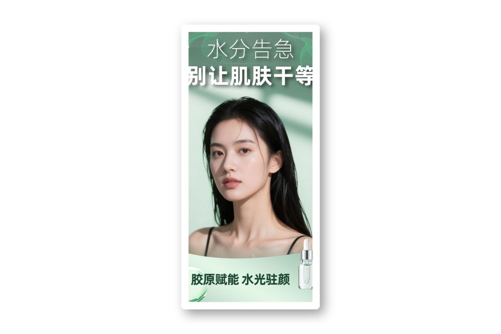 医美海报护肤品化妆品美妆海报人像人物海报