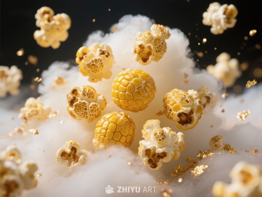 爆米花与玉米粒的奇妙瞬间