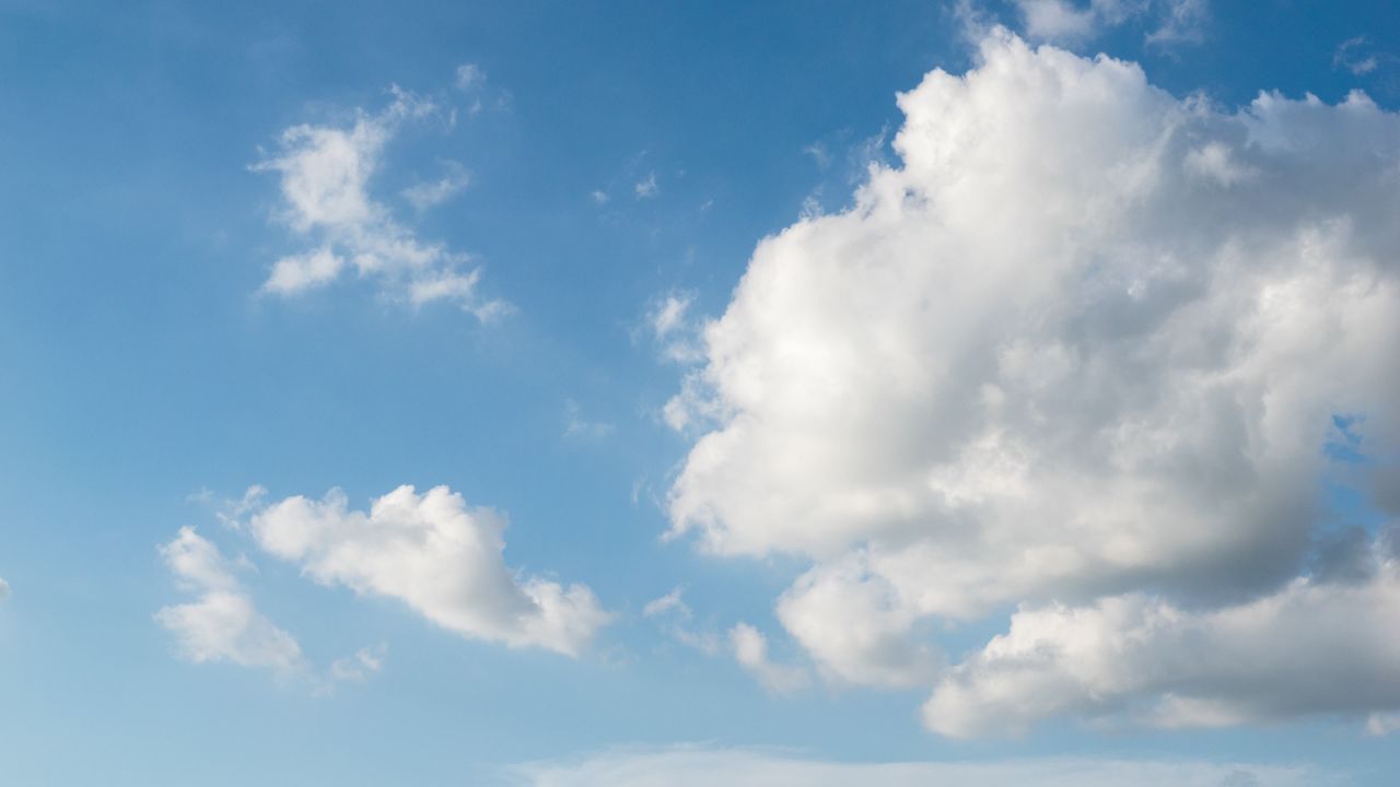 蓝天白云天空天气晴朗延时摄影 12