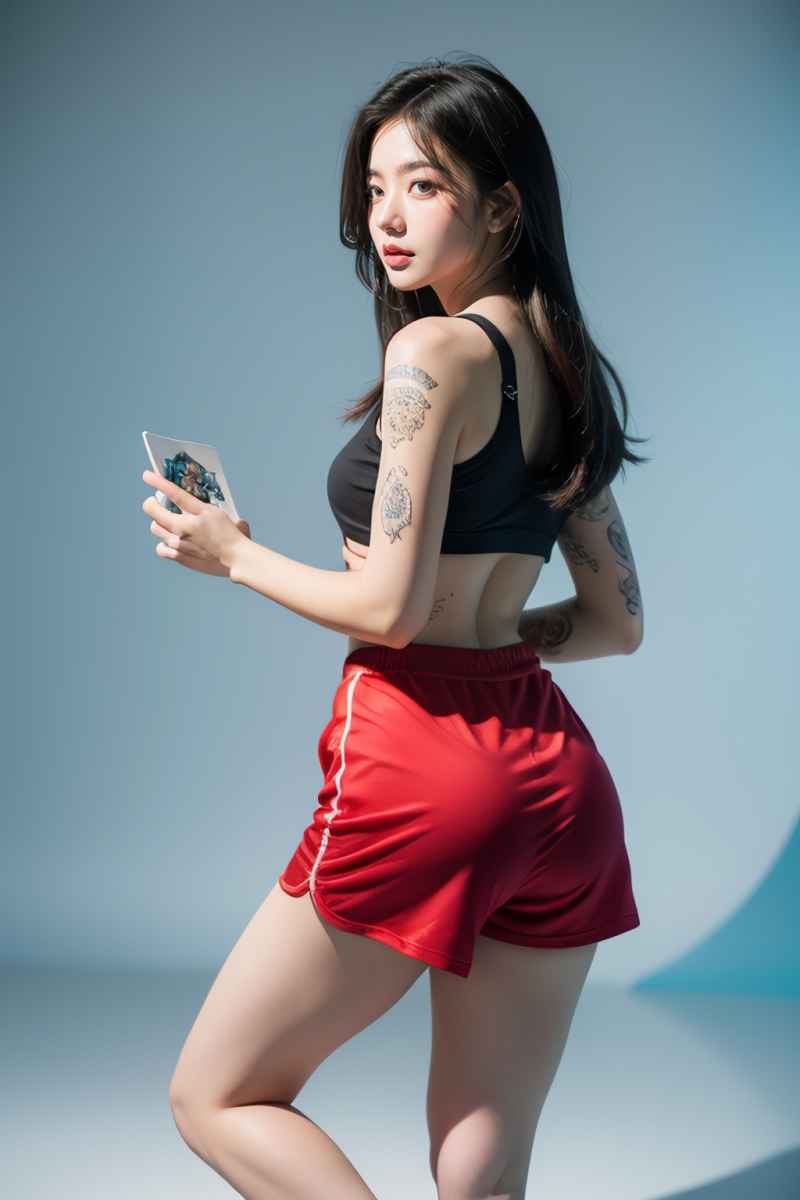 时尚达人摄影图背影照 4