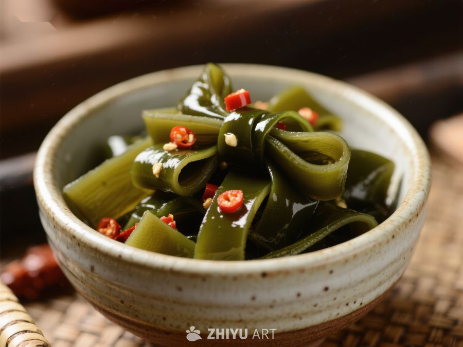 海带拌辣椒，美味小菜 192