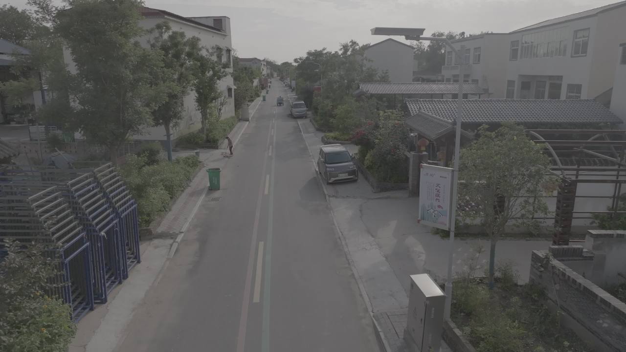 宁静的住宅区街景
