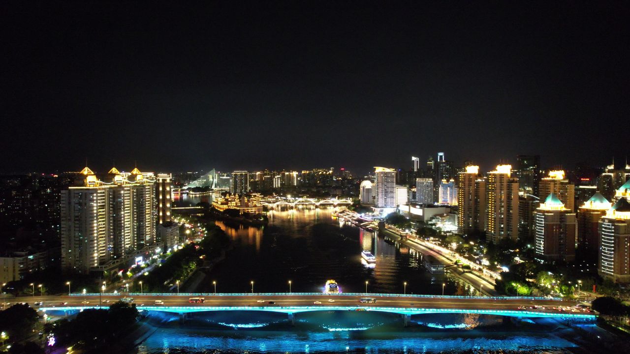 福建福州城市夜景