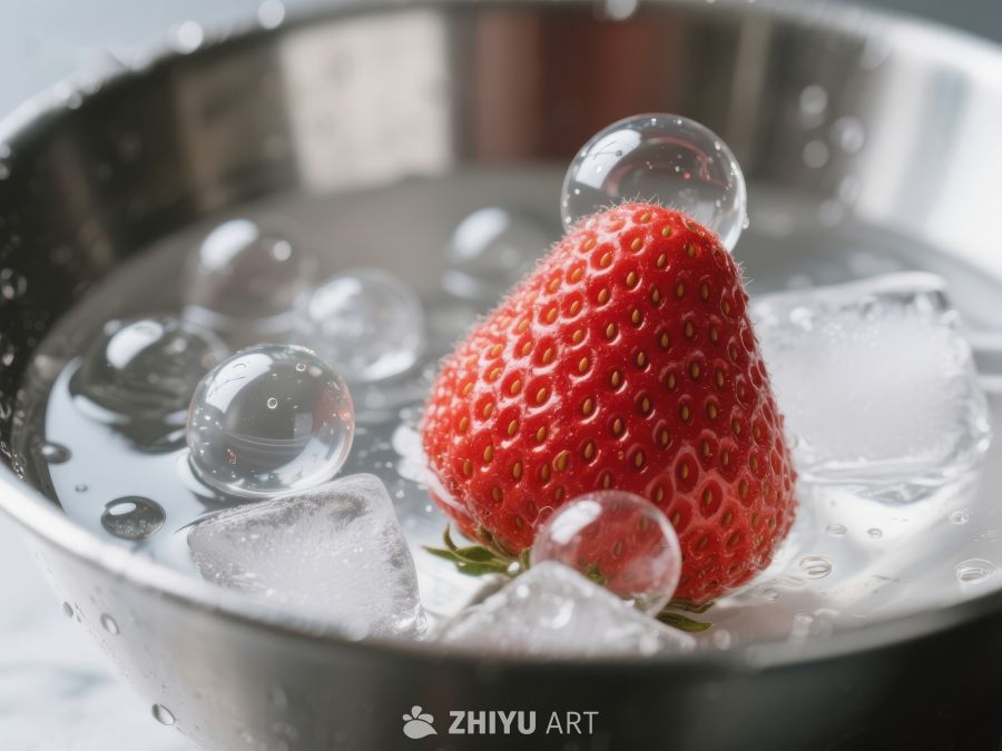 冰水中的草莓 13