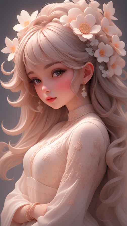 可爱治愈女孩