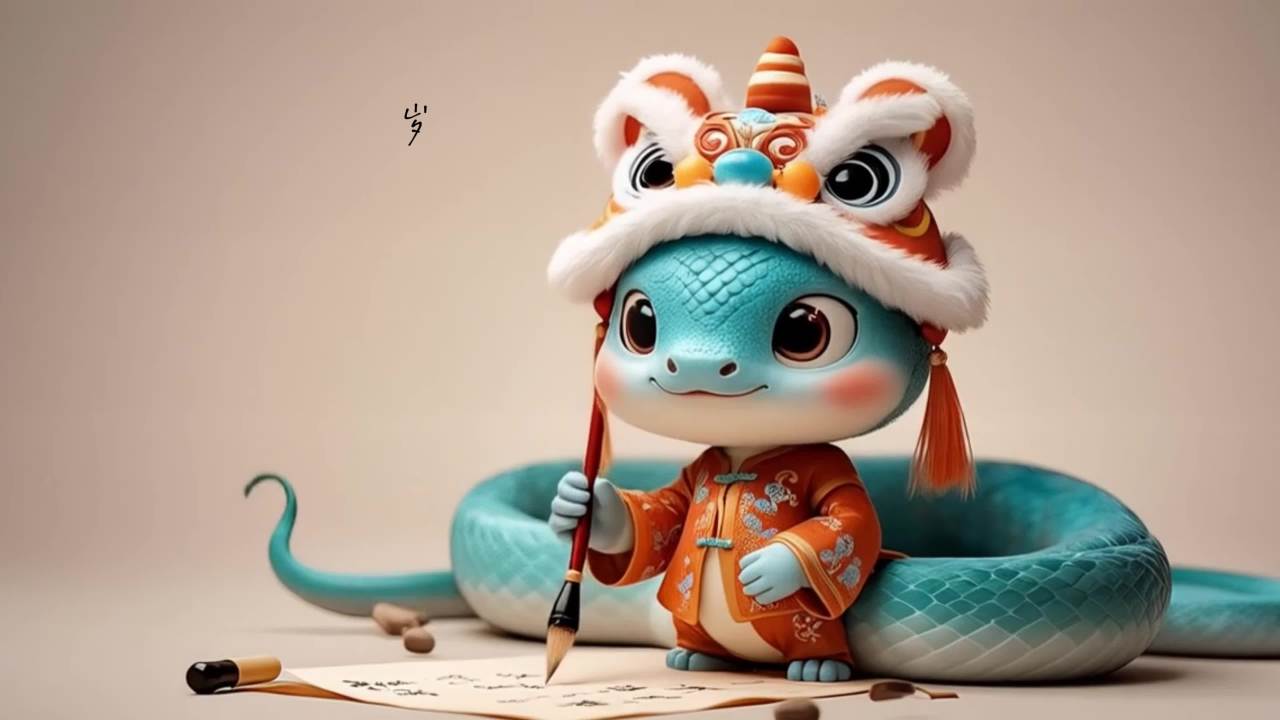 小蛇送福