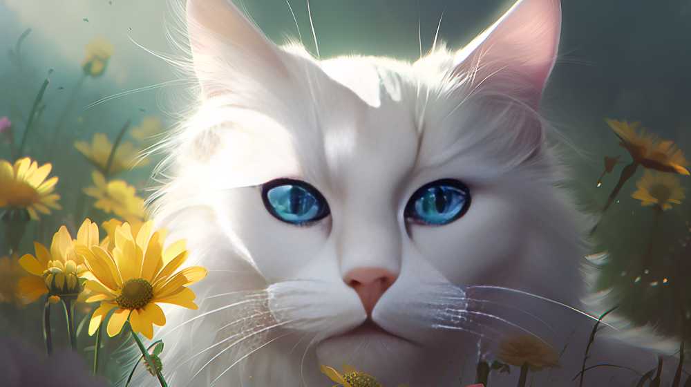 小花与猫嘟嘟