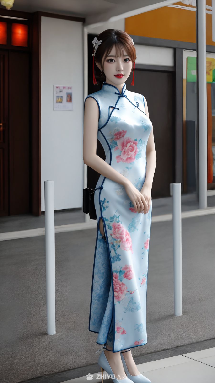 旗袍美女 4