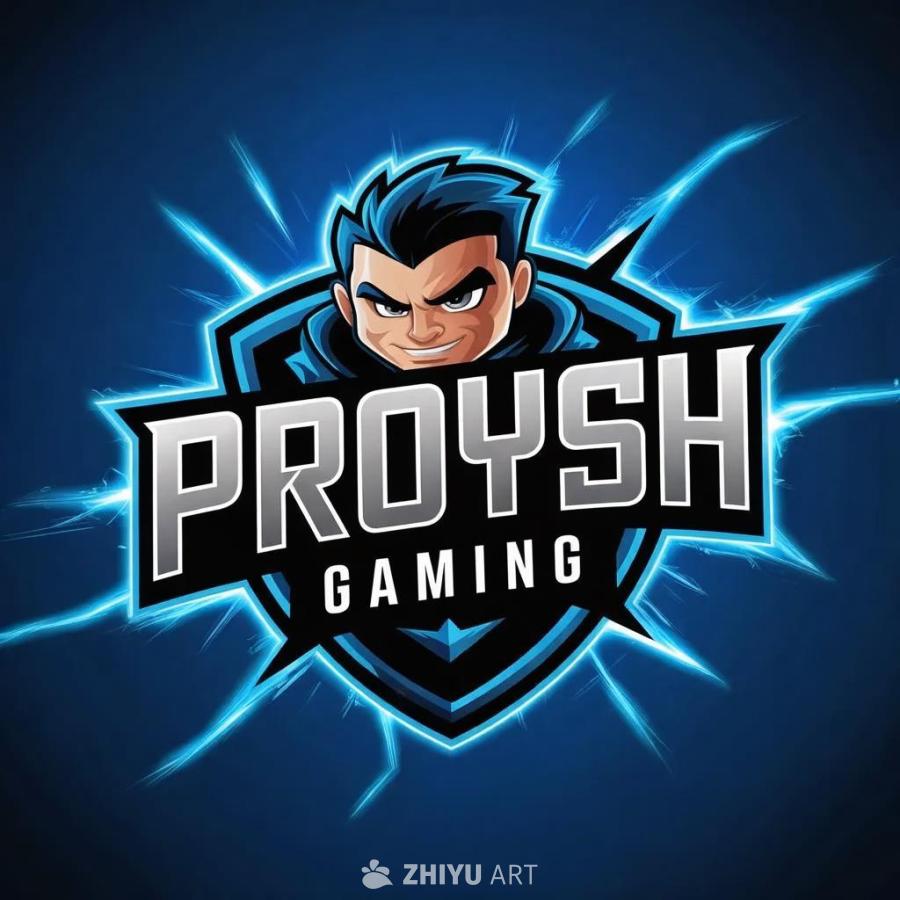 卡通风格的游戏logo，背景为蓝色，显示了“Pro