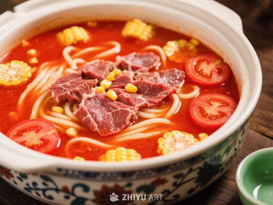 番茄牛肉面，热气腾腾的美味佳肴 81