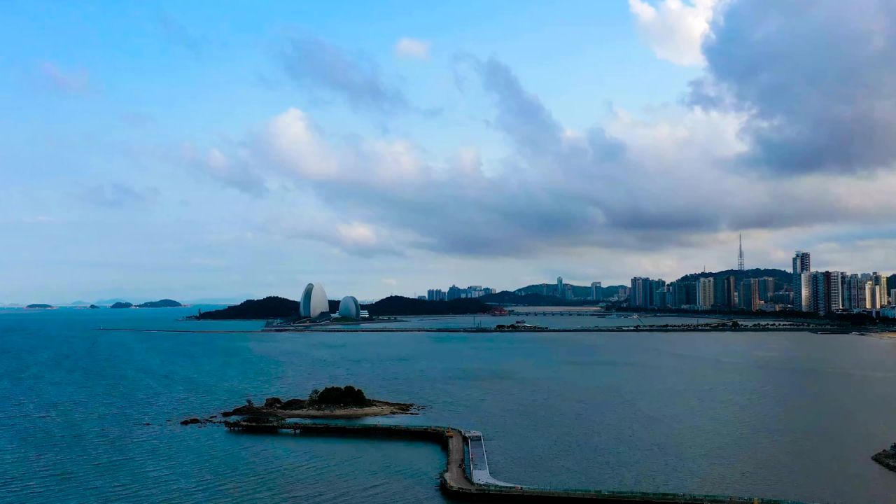 海边延时云