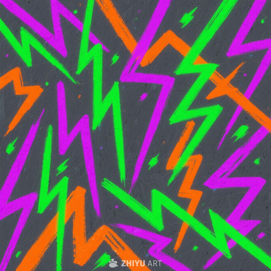 涂鸦艺术风格背景 8