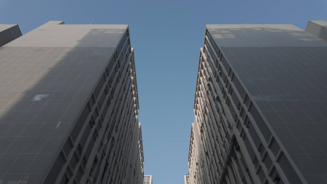春节里的都市空镜头